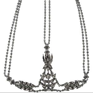 BCBG hair piece head piece prom jewelry